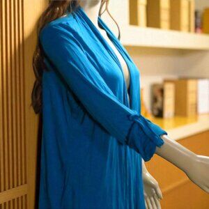 Turquoise Blue Cardi  Jacket